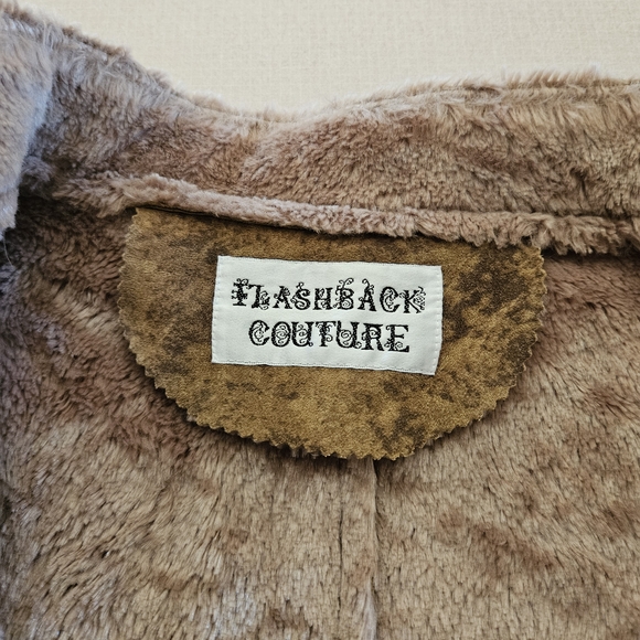 Women's Brown Jacket with Snap Button Detail. Very Very Soft, I've Never Wore It - Picture 5 of 12